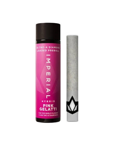 IMPERIAL 2G PREROLLS / PINK GELATI - HYBRID 1.5G THC .5G DIAMONDS